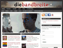 Tablet Screenshot of diebandbreite.de